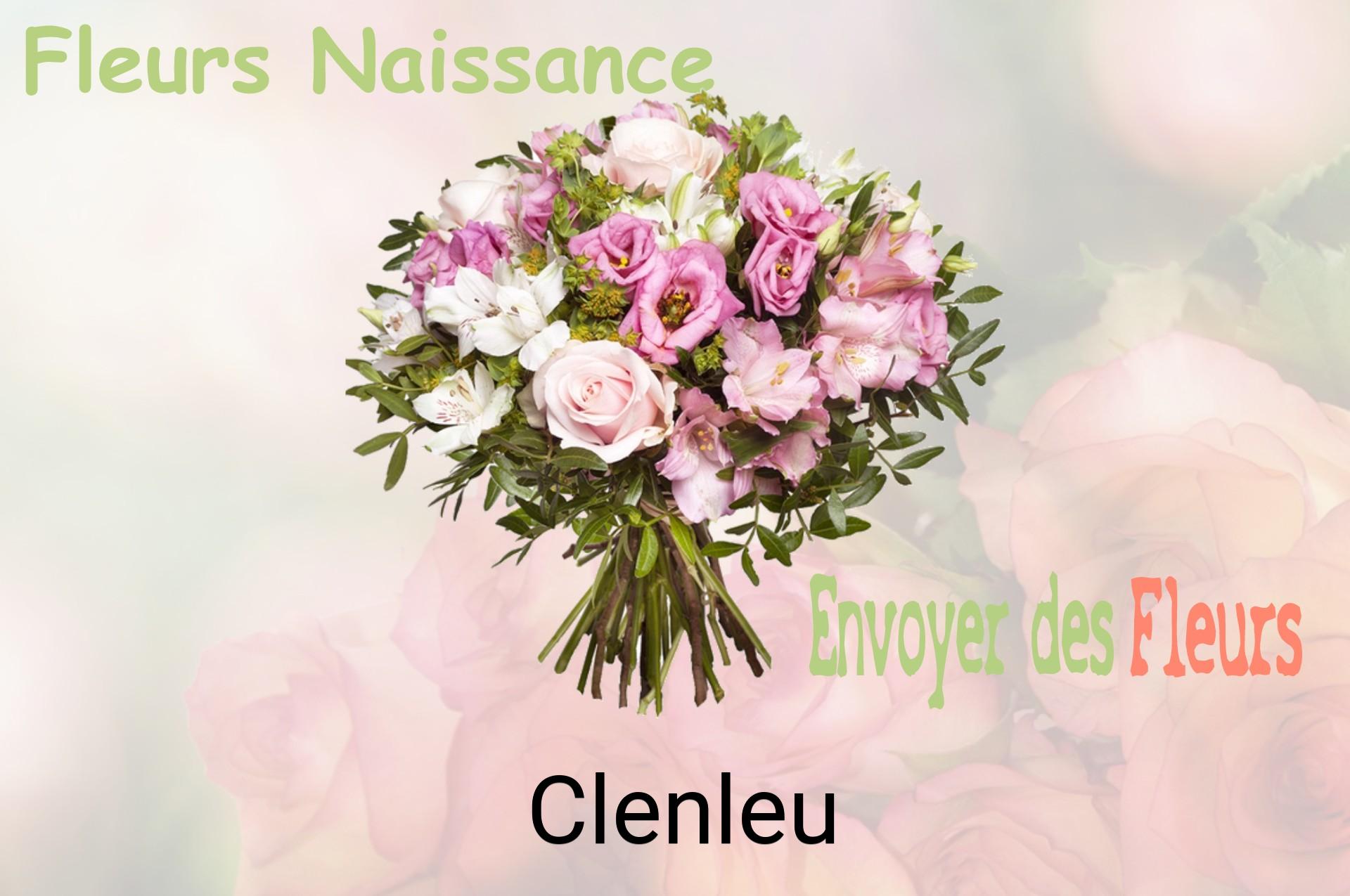 Bouquet de fleurs de naissance livré à Clenleu